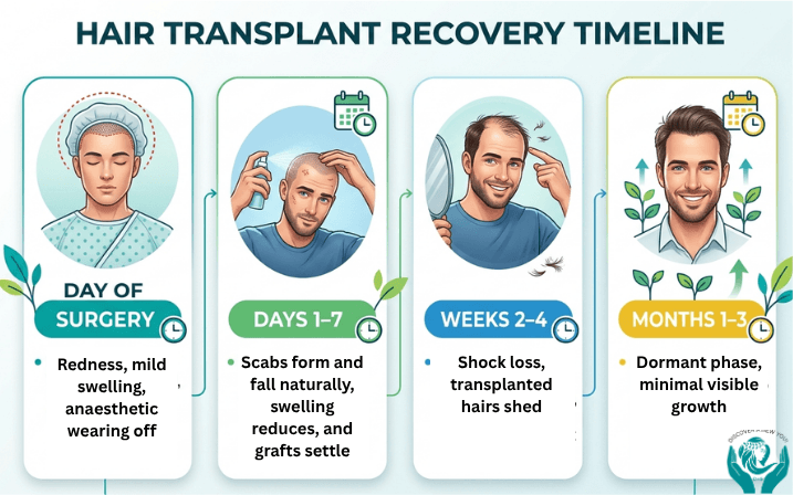 Hair Transplant Recovery Timeline: From Day 1 to 12 Months